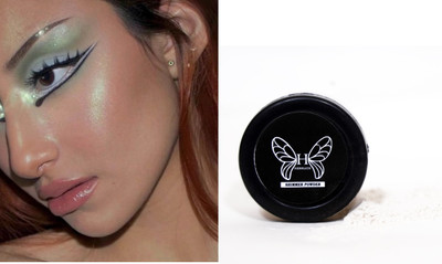 Herrlich STUNNING LOOK COLOR CHANGING GREEN HIGHLIGHTER FOR GLOWING SKIN Highlighter(GREEN)