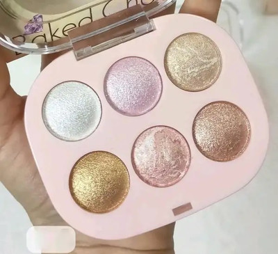 luzimaisa 4 Shades Baked Face Highlighter Palette  Highlighter(MULTI COLOUR)