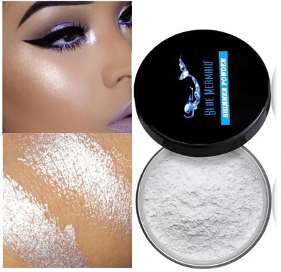BLUEMERMAID BEST QUALITY HIGHLIGHTER POWDER SILVER COLOR BEST FOR FACE MAKEUP Highlighter(SILVER)