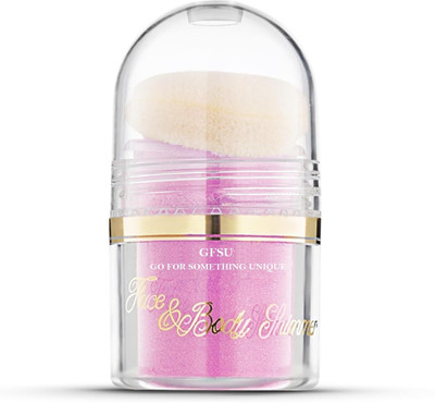 GFSU - GO FOR SOMETHING UNIQUE Best Korean High Glossy Face Illuminator Narutal Glow Finish  Highlighter(Rose pink)