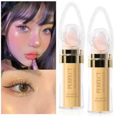 tanvi27 New Multi Purpose Highly Pigmented Highlighter Weightless Luminous Finish Highlighter(Golden)