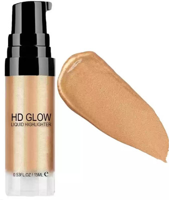 GFSU - GO FOR SOMETHING UNIQUE Shimmer Glowing Makeup Liquid Highlighter For all skin type  Highlighter(gold)