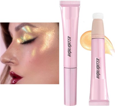 Jiwoo Base makeup tube highlighter for women Highlighter(gold)