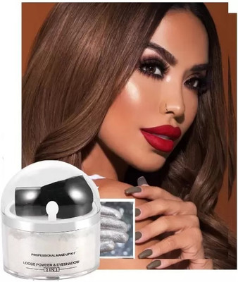 EVERERIN New lluminator Glowing Shimmery Shiny SILVER Highlight For Professional Look Highlighter(Silver White)