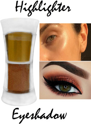 THTC NEW LONG LASTING MULTI - PURPOSE LOOSE POWDER Highlighter(BLACK, GOLD)