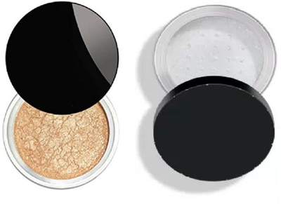 FELICECHIARA New SHIMMERY SILVER & GOLD POWDERY HIGHLIGHTER FOR ALL TYPE SKIN TONE Highlighter(GOLD, SILVER)