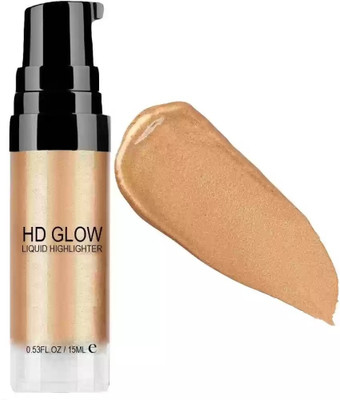 GFSU - GO FOR SOMETHING UNIQUE HD Glow Liquid Highlighter - Radiant and Long-Lasting Illuminator Highlighter(gold)