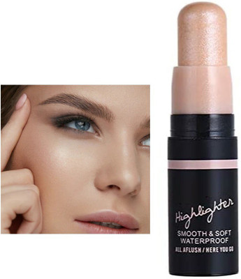 Latixmat MATTE SHIMMRY FINISH WATER PROOF & LONG LASTING HIGHLIGHTER STICK Highlighter(COPPER)