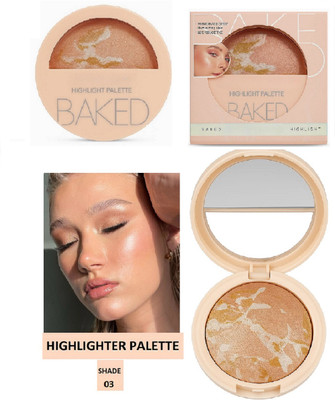 nuvya Subtle Shine Highlighter for All Skin Tones S3 Highlighter(Golden)