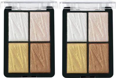 EVERERIN 4 in 1 Highlighter Long-lasting & Ultra Smooth Texture Highlighter(multicolor)