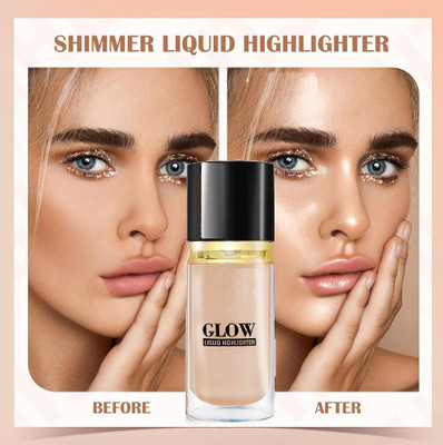 SHENY COLORS Flawless Liquid Highlighters for a Perfect Glow Every Time Highlighter(Metallic gold)