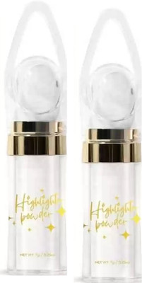 AFARAXIA New Magic colour shiner makeup glitter blush powder  Highlighter(silver)