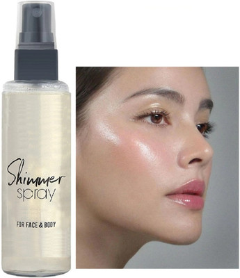 FLORERO Long lasting and water proof liquid spray highlighter Highlighter(Silver)