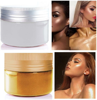 MYEONG Makeup Face Glow Highlight Highlighter(Silver, Gold)