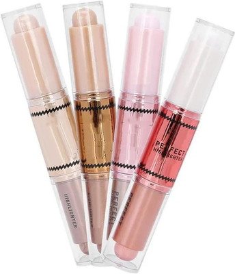 Arcanuy Multi color Face Brighten Makeup Cream Shimmer Highlighter Stick Highlighter(MULTICOLOR)
