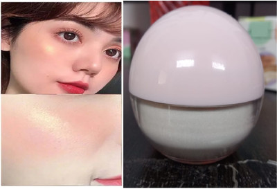 THTC Illuminator Glowing Shimmer Shimmery Shiny Gold Highlight For Professional Look Highlighter(Gold)
