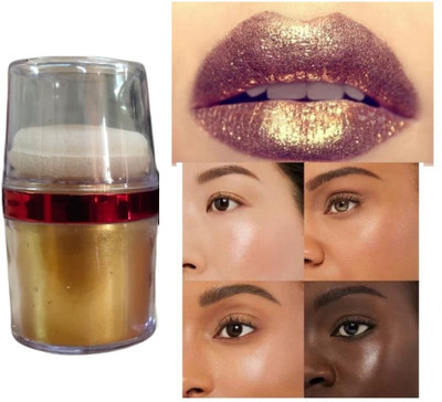 Vyomiris Glowing Shimmer Shimmery Shiny Gold Highlight For Professional Look Highlighter(GOLD)