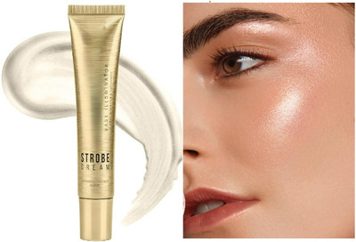 FLORERO Golden Strobe Cream |Instant Illumination | Primer + Moisturizer +  Highlighter(MAGICLE GOLD)