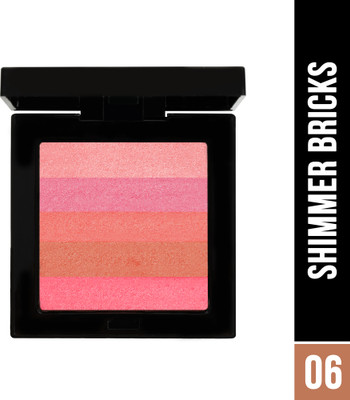 Hilary Rhoda Shimmer Bricks Highlighter Palette | Highly Pigmented & Long Lasting Highlighter(8.1 g | Shade - 06)