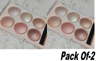 GABBU Lightwet Multi Shimmer Blusher & Makeup Highlighter palette Highlighter(muliti color)