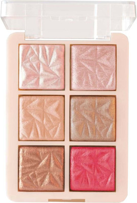 REIMICHI 6 shades Multicolor Powder highlighter palette Highlighter(Multicolor)