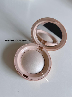 Arcanuy Baked White Highlighter Powder Palette, Makeup Highlighter(white)