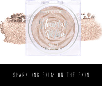 MATTLOOK Heart of Mine Natural Glow Ultra Pigment Easyblend Texture Longwear Illuminating Highlighter(01 Dream Light)