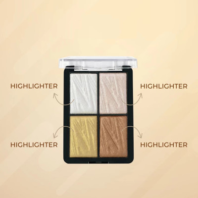 Sheny Highlighter Powder Palette Shimmer Face Contouring Highlight Face Highlighter(multicolor)
