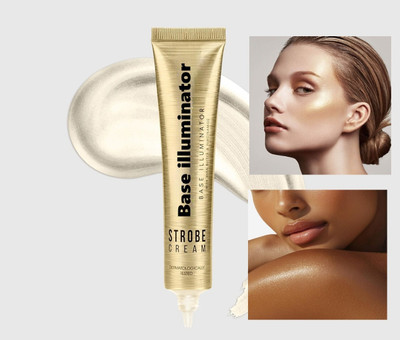 DARVING Strobe Cream for Face Radiance - Multipurpose Cream for Dewy Glazed Instant Glow Highlighter(SILVER)