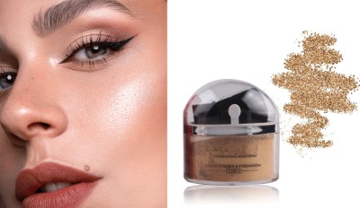 THTC Face & Body Glitter gold Shimmery shine Highlighter(GOLD)