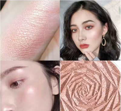 DARYUE FACE SHIMMERY GLOW HIGHLIGHTER Highlighter(Pink)
