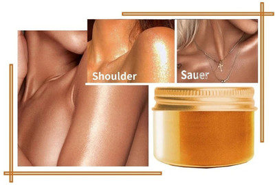 REIMICHI Highly-Pigmented Gold Shimmer Powder Highlighter For Face Highlighter(gold)