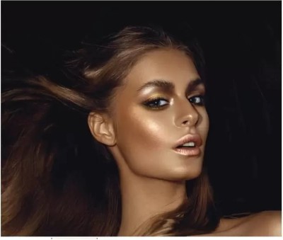 EVERERIN New Shimmer Shiny Illuminator Glowing Gold Highlight For Professional Look Highlighter(golden)