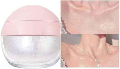 REIMICHI Face Makeup powder Highlighter Water prof & long lasting for all skin type Highlighter(silver)