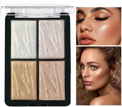 Arcanuy Makeup Illuminator Highlighter Palette Shimmer Highlighter(MULTICOLOR)