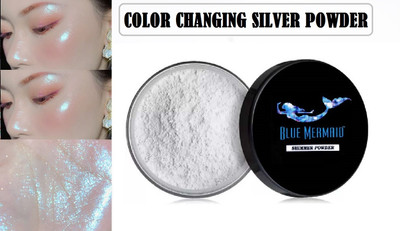 BLUEMERMAID HIGH QUALITY COLOR CHANGING SILVER HIGHLIGHTER FOR PERFECT MAKEUP Highlighter(SILVER)