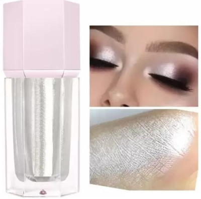 AFARAXIA Natural-Looking Long-Wearing Glow Liquid Illuminator Makeup  Highlighter(Silver)