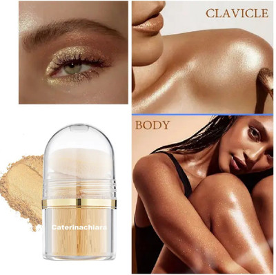 CATERINACHIARA Face & Body Shimmer-201 Highlighter (Sungold).. Highlighter(sun gold)