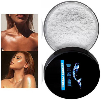 BLUEMERMAID SHIMMER HIGHLIGHTER POWDER GOLDEN COLOR Highlighter(GOLDEN)