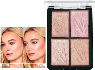 Emijun Blush and Highlighter Face palette Ultra Bendable & Long Lasting Highlighter(multi color)