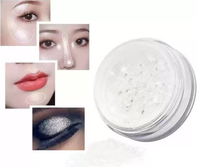 AMOSFIA Magic Shimmer Ultra-Smooth Radiant Illuminator For Face Set of 1 Highlighter(SILVER)