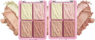 tanvi27 Highly Pigmented Highlighter & Blusher Palette Weightless Luminous Finish Highlighter(MULTI COLOR)