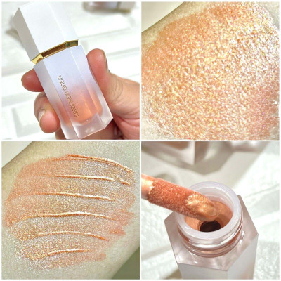 GFSU - GO FOR SOMETHING UNIQUE Body Highlighter Liquid Glow Makeup Brightening Shimmer Highlighter(Rose gold)