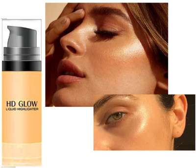 AFARAXIA Lightwet Illuminating Liquid Highlighter With Dewy Finish Highlighter(Gold)