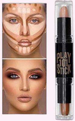 Sarbeau Waterproof Makeup Stick 2 IN 1 Contour And Highlighter_C_150 Highlighter(Brown)