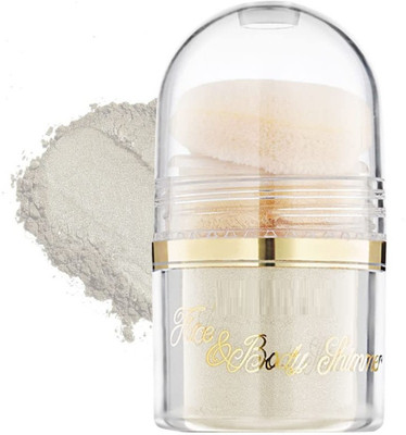 THTC Body & Face Shimmer Highlighter Powder | For Eyes & Face Makeup Highlighter(Silver)
