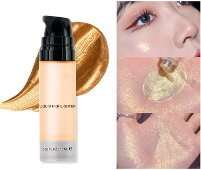 WOONGMI NEW ILLUMINATOR SHIMMERY SHINY GOLD LIQUID HIGHLIGHTER Highlighter(GOLD)