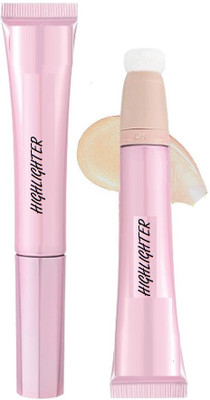 GABBU New Liquid Shimmer finish silver shine highlighter Highlighter(rose gold)