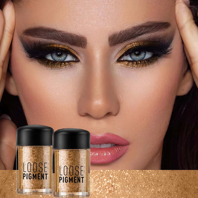 ADJD 3D Diamond Highlighter Glitter Diamond Gold Shimmer Highlighter(Golden)