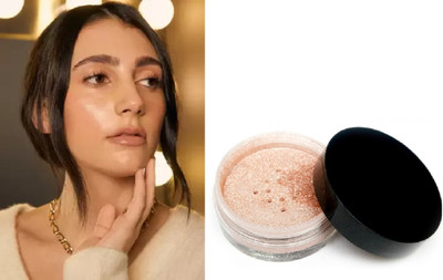 OLETSUN Professional Highlighter Makeup Pigmented Shimmer Face Highlighters Highlighter(Sultry Gold)